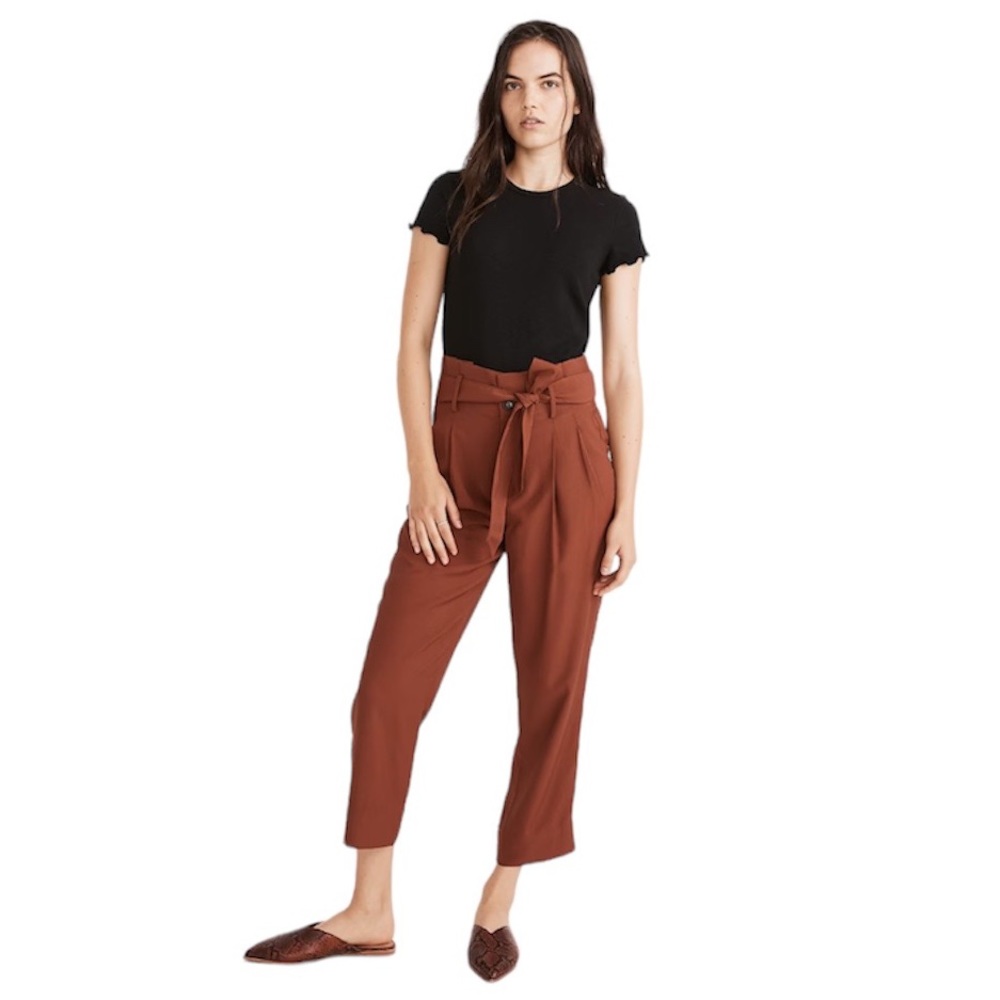 Madewell Drapey Paperbag Pants